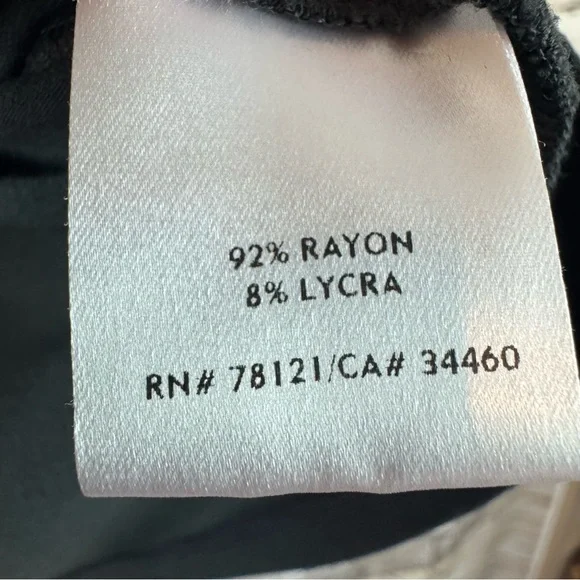 Eileen Fisher Womens XL Black Long Sleeve Turtleneck Top Rayon Lycra Casual - Picture 4 of 6